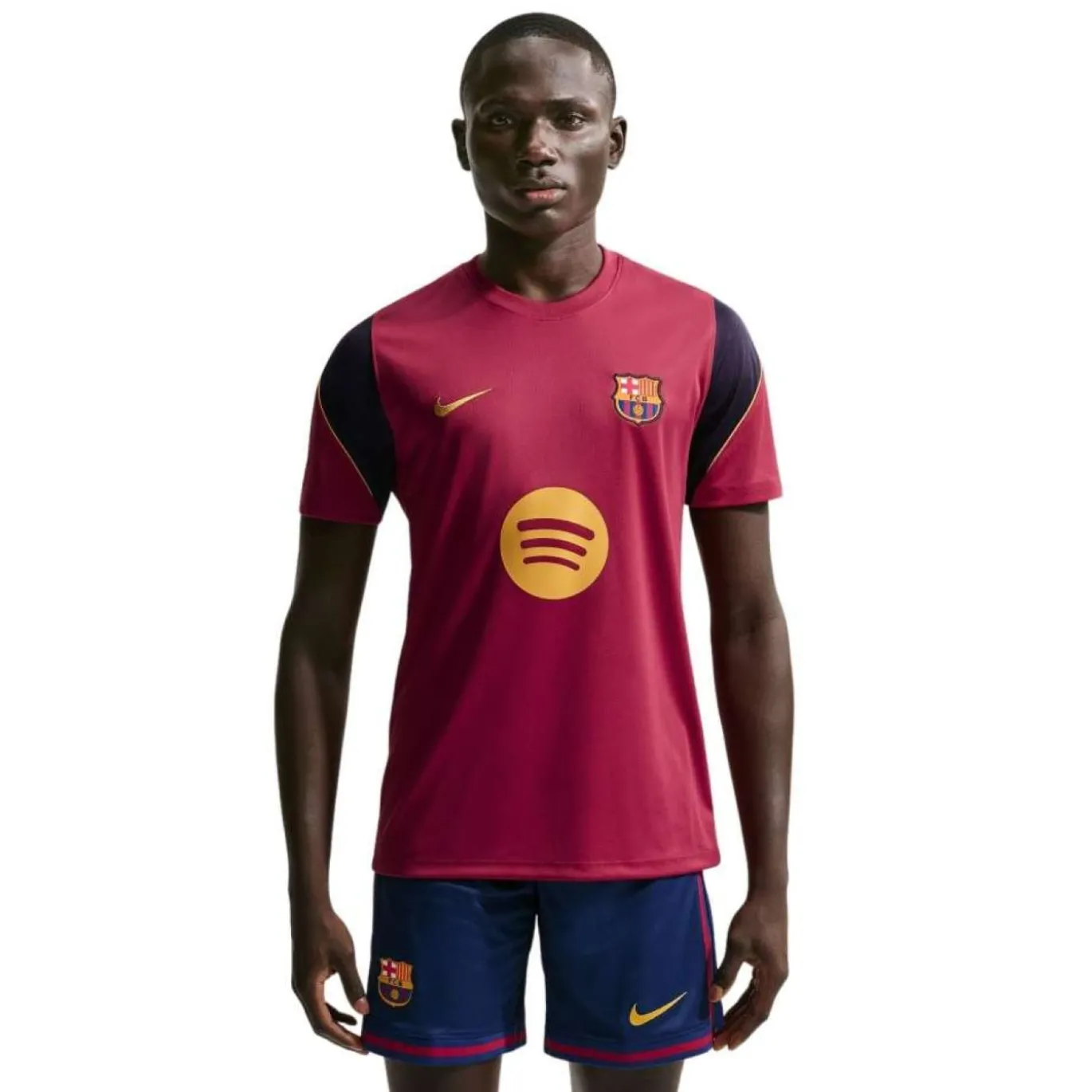Nike FC Barcelona Strike Trainingsshirt 2026-2027 Rood Donkerblauw Geel
