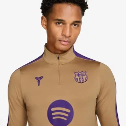 Nike FC Barcelona Strike Trainingspak 1/4-Zip 2026-2027 Goud Zwart Paars