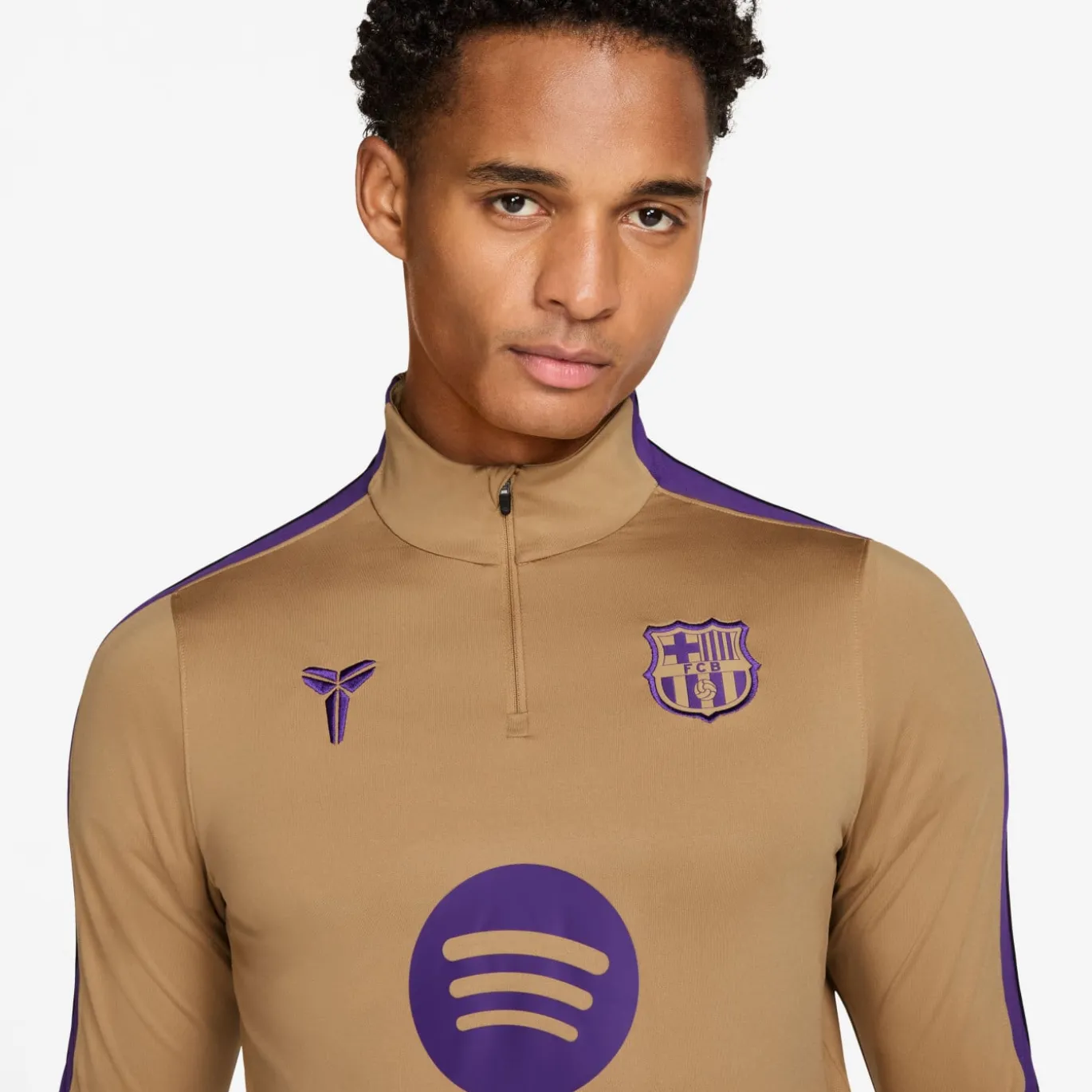 Nike FC Barcelona Strike Trainingspak 1/4-Zip 2026-2027 Goud Zwart Paars