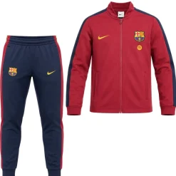 Nike FC Barcelona Strike Trainingspak Full-Zip 2026-2027 Kids Rood Donkerblauw Geel
