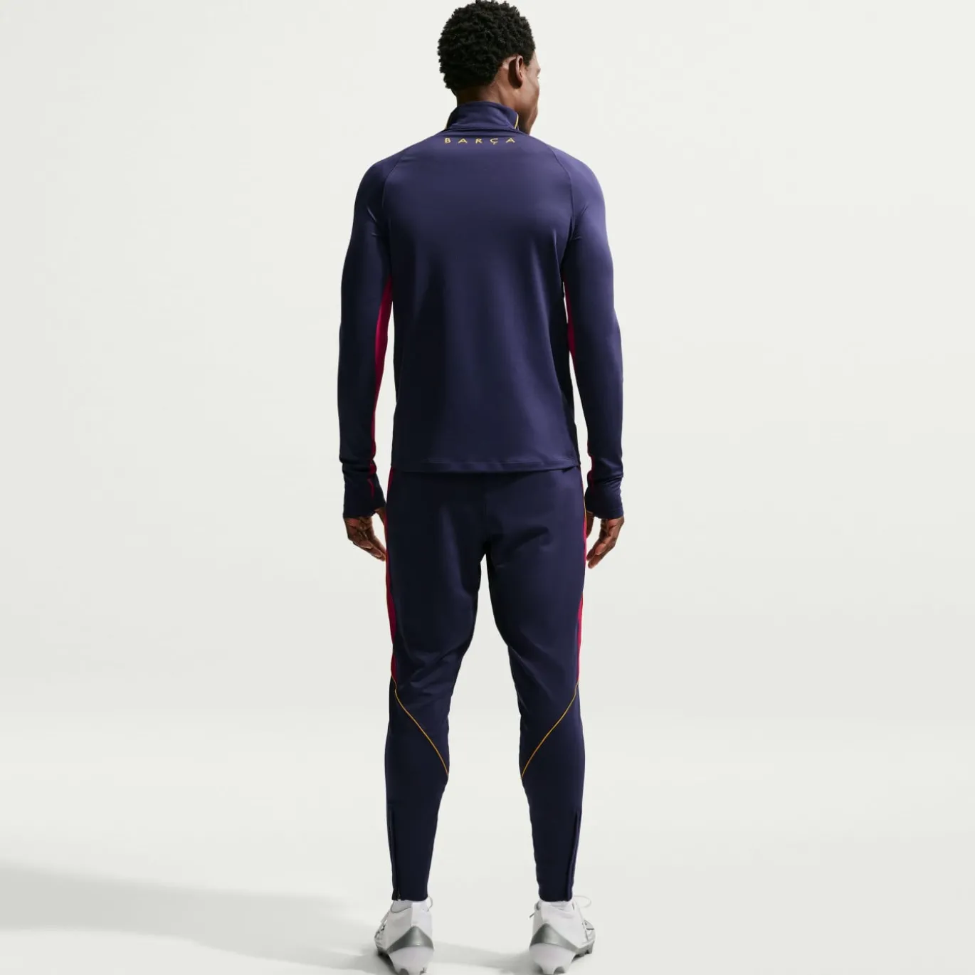 Nike FC Barcelona Strike Trainingspak 1/4-Zip 2026-2027 Donkerblauw Rood Geel