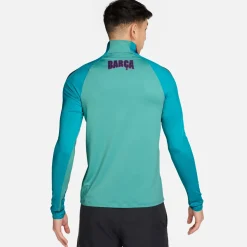Nike FC Barcelona Strike Trainingspak 1/4-Zip 2026-2027 Licht Turquoise Donkerblauw