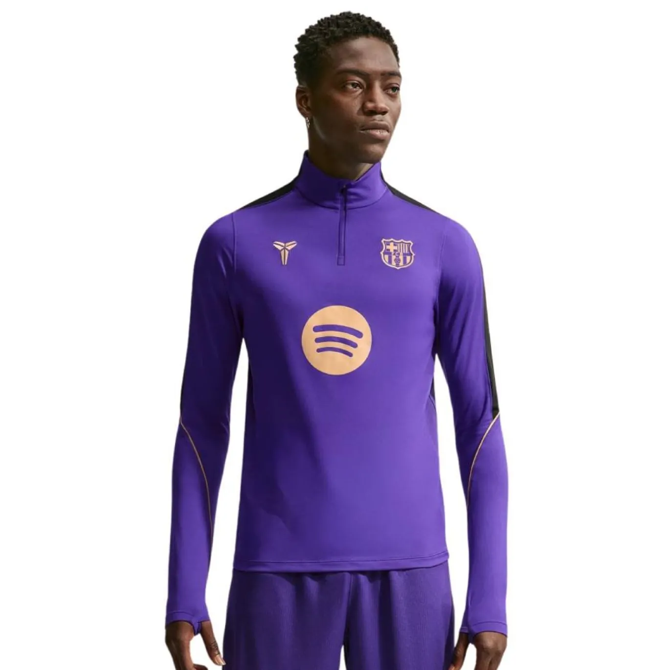 Nike FC Barcelona Strike Trainingspak 1/4-Zip 2026-2027 Paars Zwart Goud