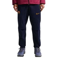 Nike FC Barcelona Tech Woven Trainingsbroek 2026-2027 Donkerblauw Geel