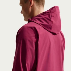 Nike FC Barcelona Tech Woven Trainingspak Hooded Full-Zip 2026-2027 Rood Donkerblauw Geel