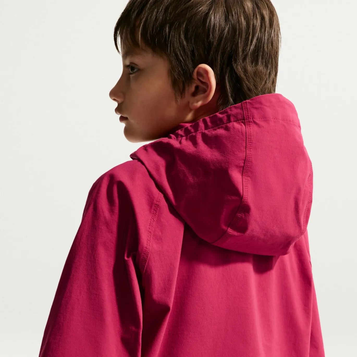 Nike FC Barcelona Tech Woven Windrunner Jack 2026-2027 Kids Rood Geel Zwart