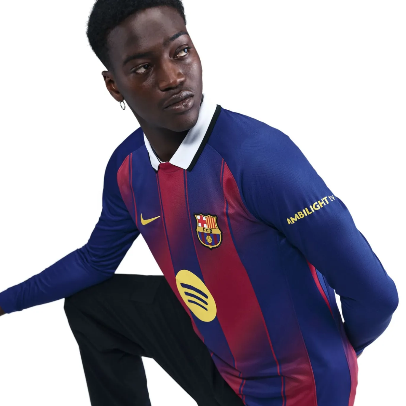 Nike FC Barcelona Thuisshirt Lange Mouwen 2025-2026