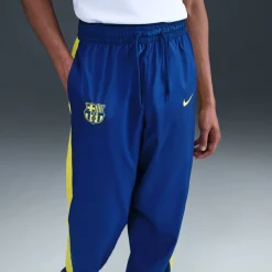Nike FC Barcelona Woven Trainingspak Full-Zip 2025-2026 Donkerblauw Geel Rood