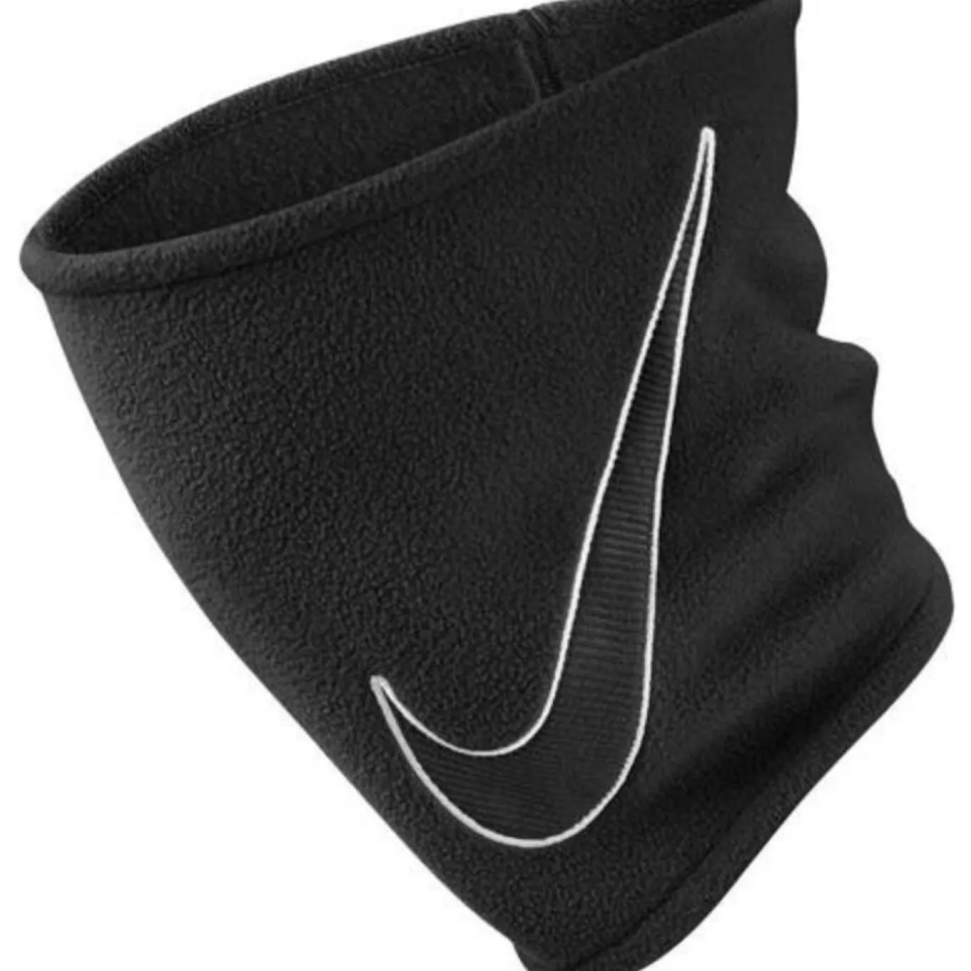 Nike Fleece Nekwarmer 2.0 Zwart Swoosh Wit
