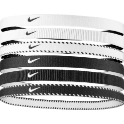 Nike Flex Classic Haarbanden 6-Pack Wit Zwart
