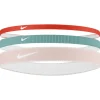 Nike Flex Classic Mixed Width Haarbanden 3-Pack Rood Groen Beige