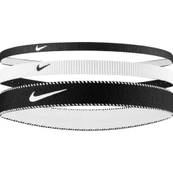 Nike Flex Classic Mixed Width Haarbanden 3-Pack Zwart Wit