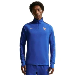 Nike Frankrijk Strike Trainingstrui 1/4-Zip 2026-2028 Blauw Brons