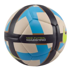 Nike Futsal Maestro Zaalvoetbal Maat 4 Beige Zwart Bruin Felblauw Lemon