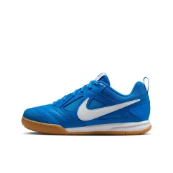 Nike Gato Zaalvoetbalschoenen (IN) Kids Blauw Wit Bruin