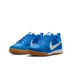 Nike Gato Zaalvoetbalschoenen (IN) Kids Blauw Wit Bruin