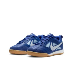 Nike Gato Zaalvoetbalschoenen (IN) Kids Donkerblauw Lichtblauw Wit
