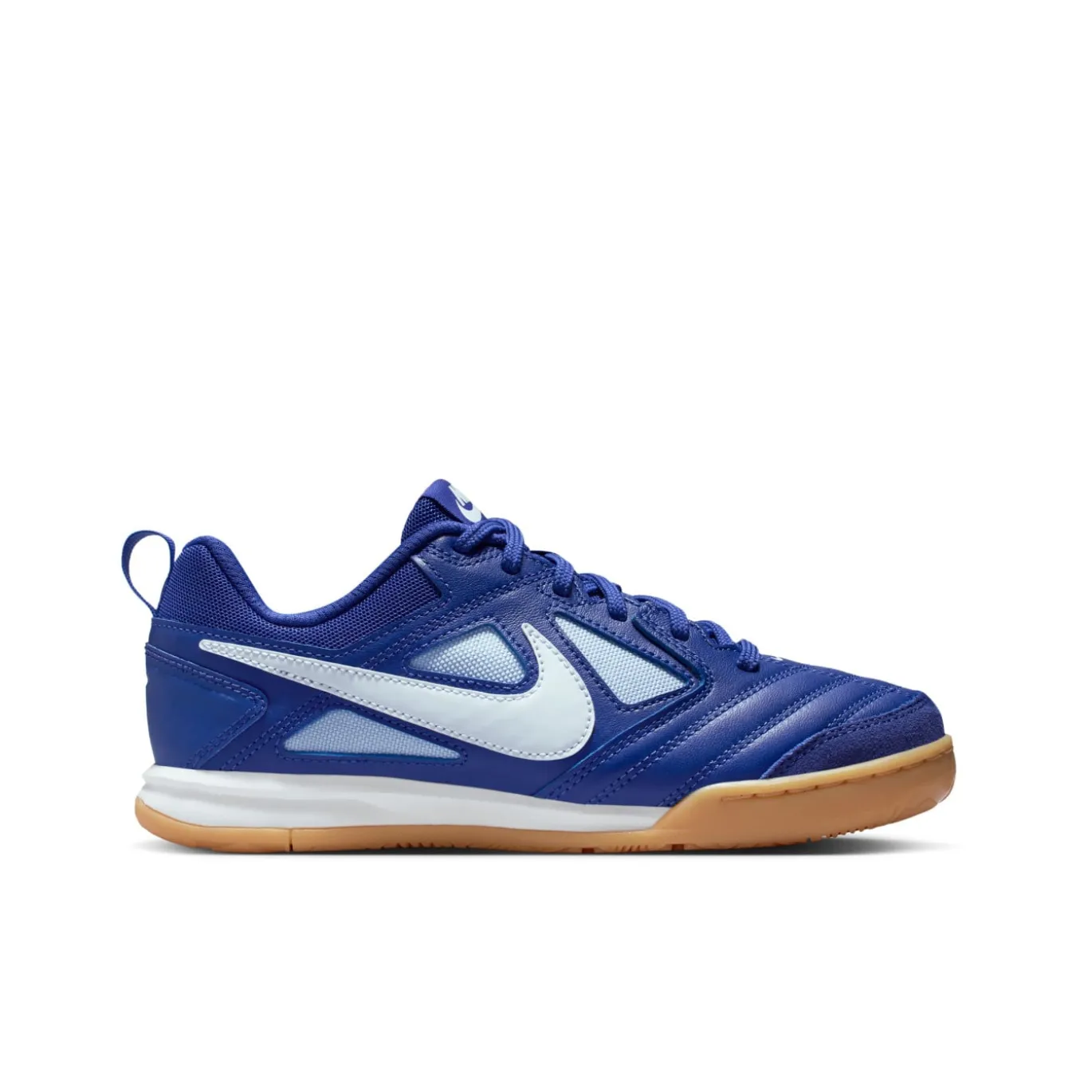 Nike Gato Zaalvoetbalschoenen (IN) Kids Donkerblauw Lichtblauw Wit