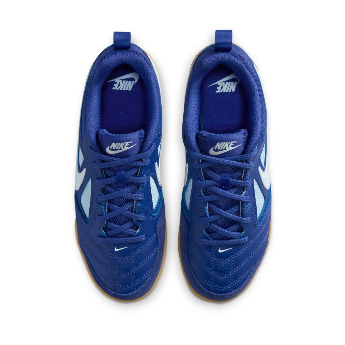 Nike Gato Zaalvoetbalschoenen (IN) Kids Donkerblauw Lichtblauw Wit