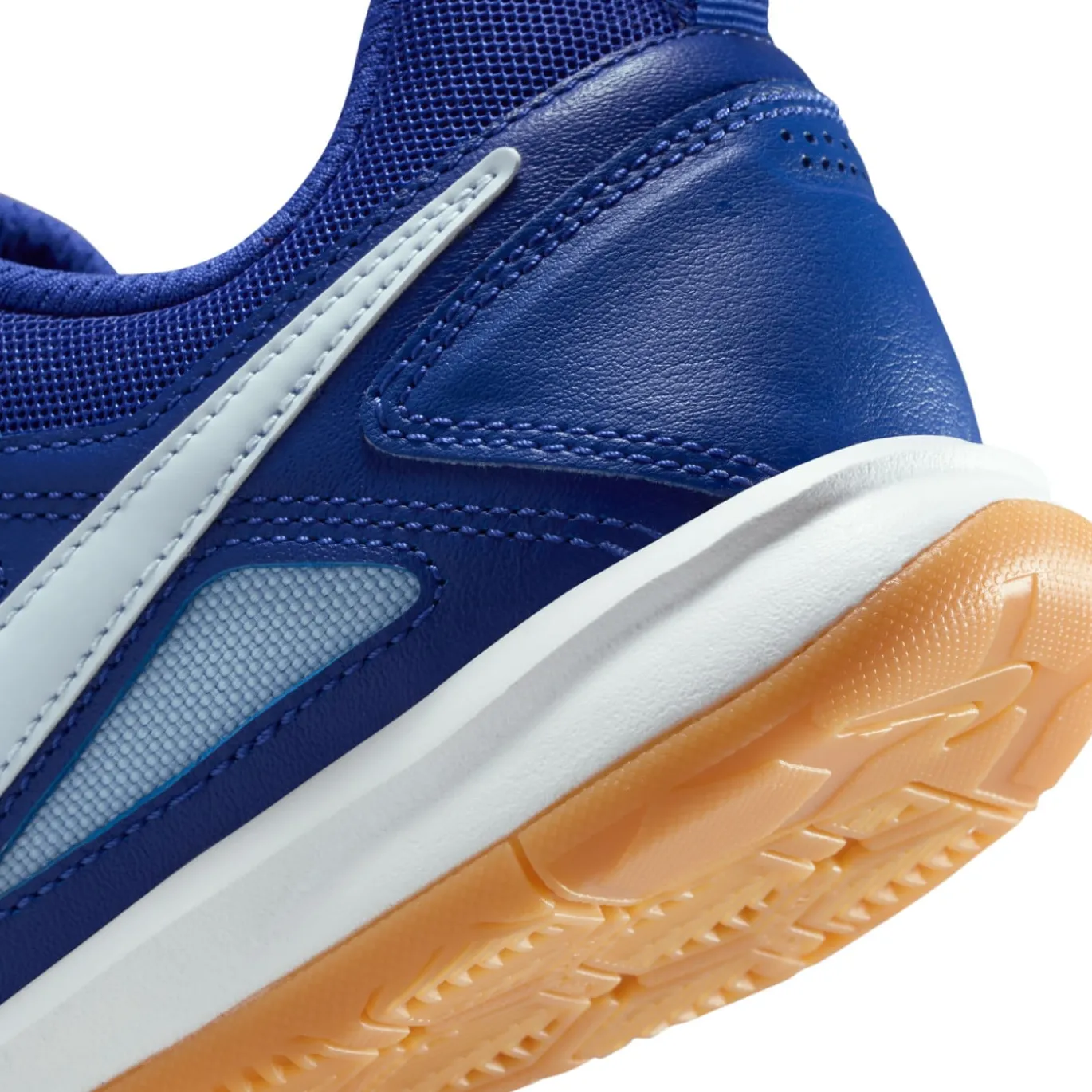 Nike Gato Zaalvoetbalschoenen (IN) Kids Donkerblauw Lichtblauw Wit