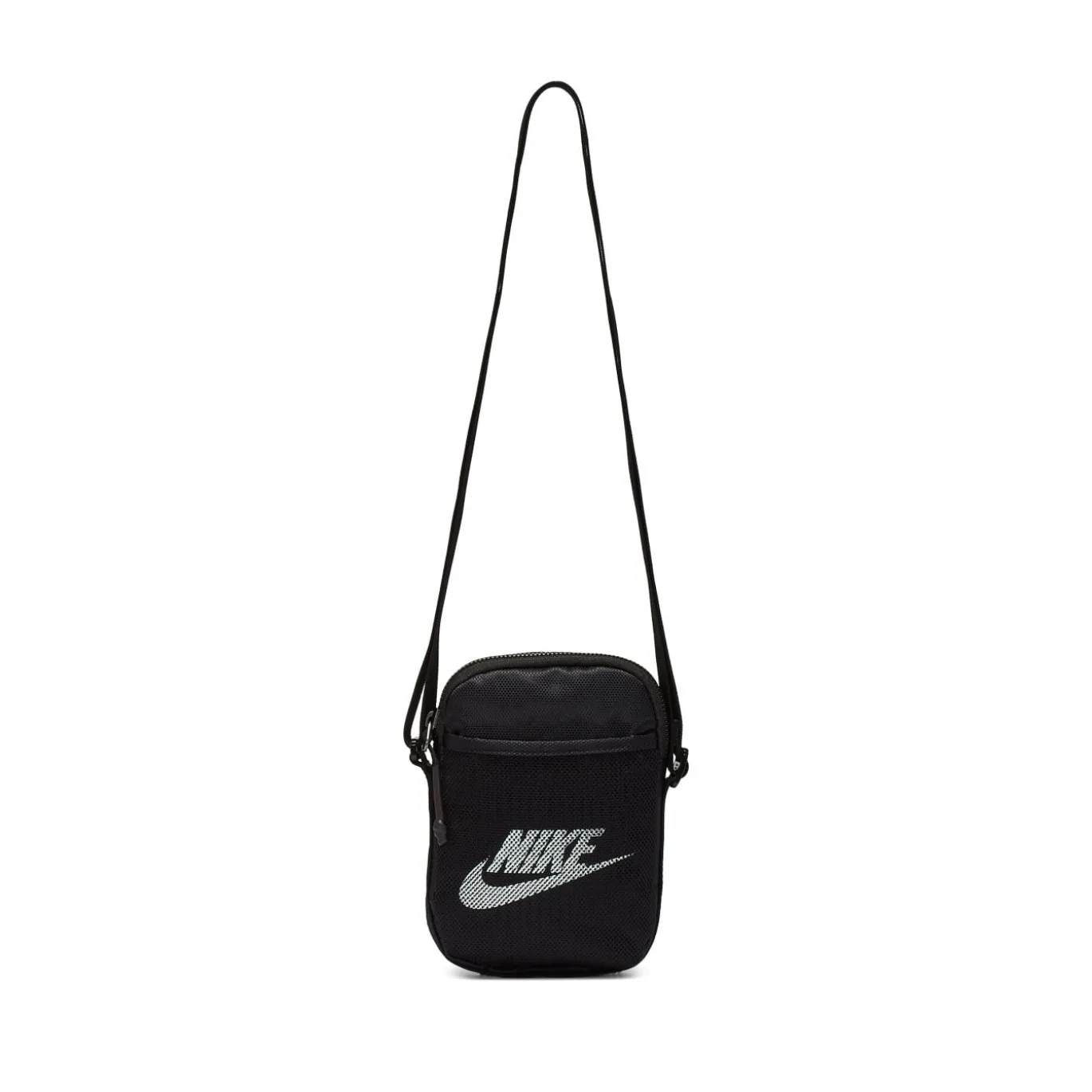 Nike Heritage Crossbody Tas Zwart Wit