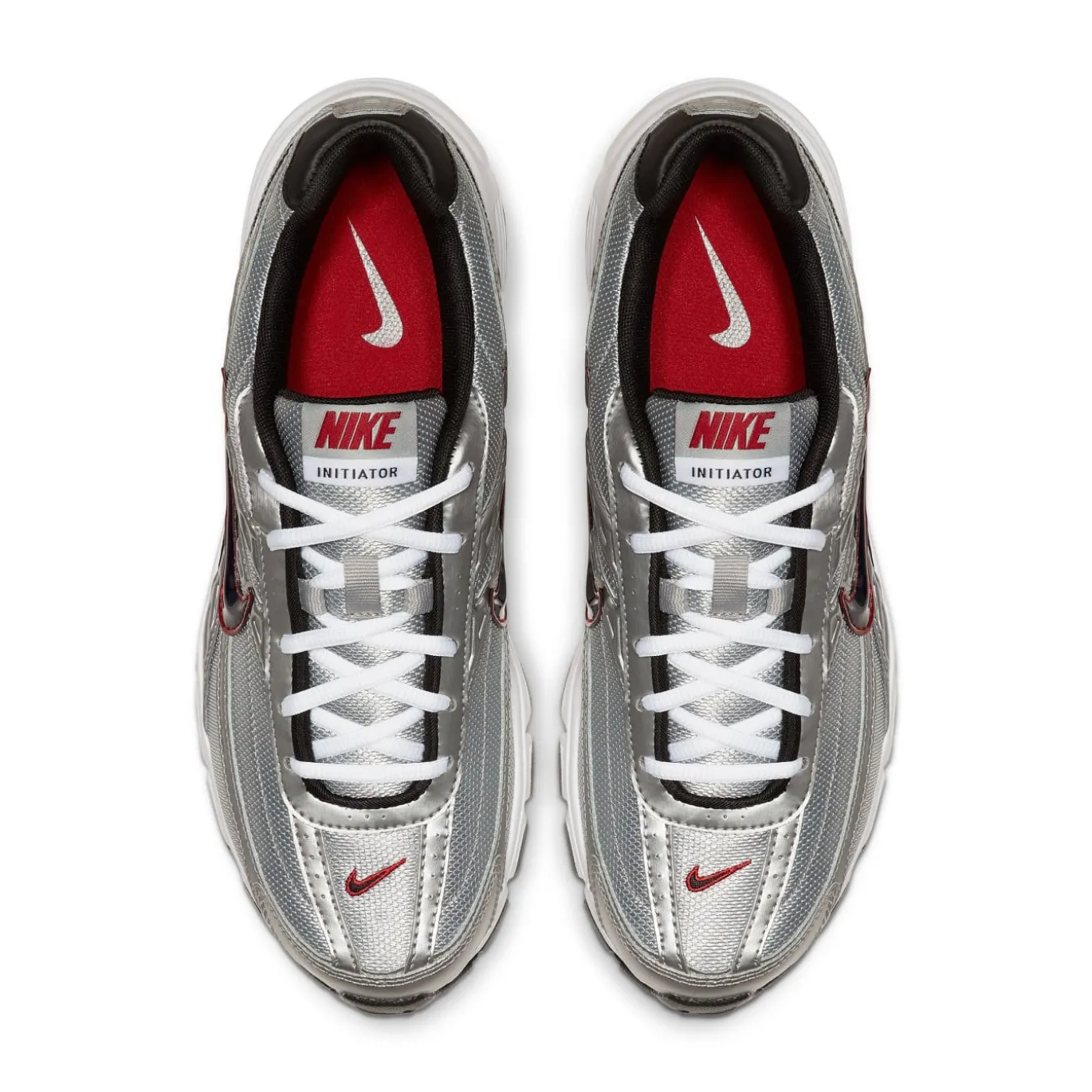Nike Initiator Sneakers Zilver Zwart Rood