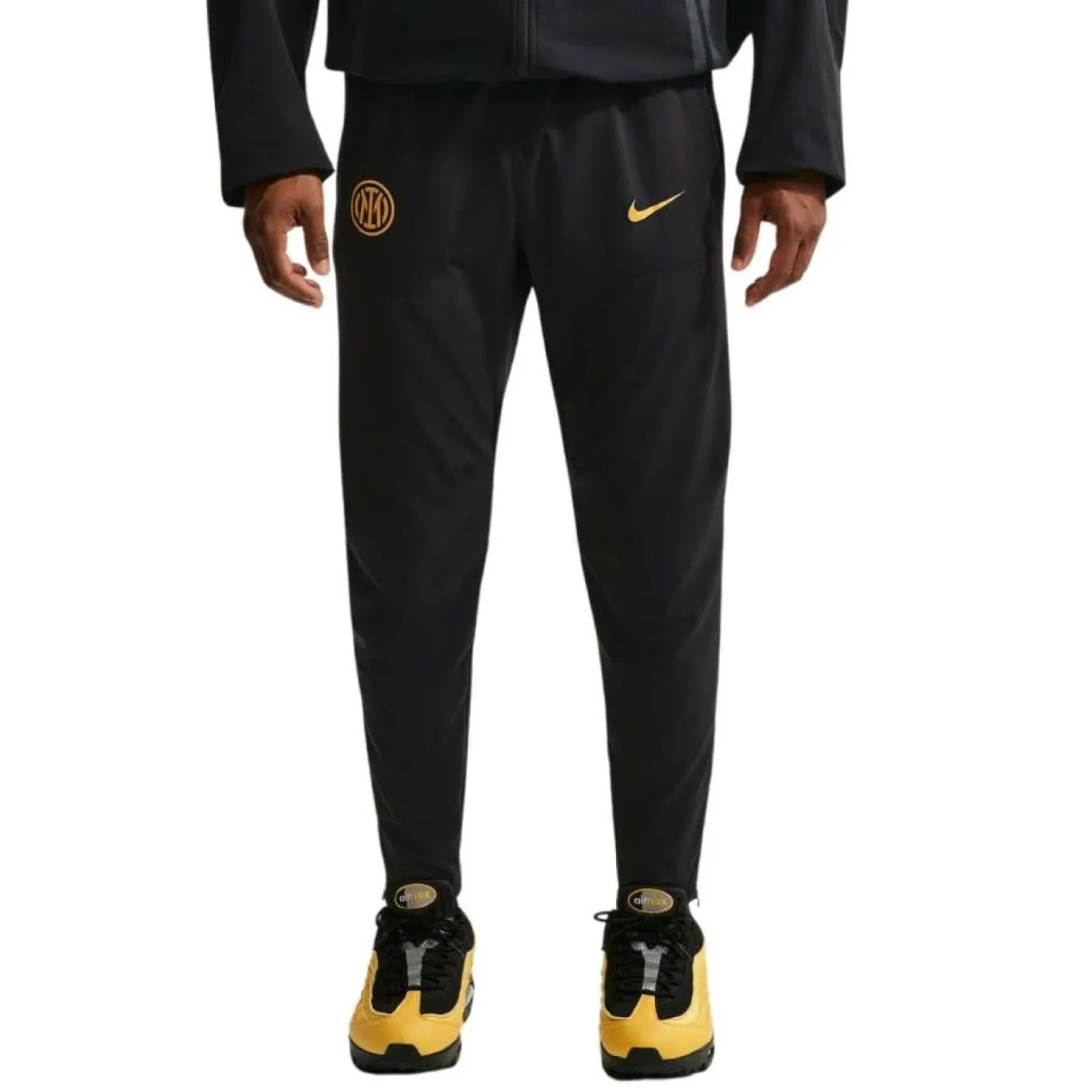 Nike Inter Milan City Side Trainingsbroek 2026-2027 Zwart Goudgeel