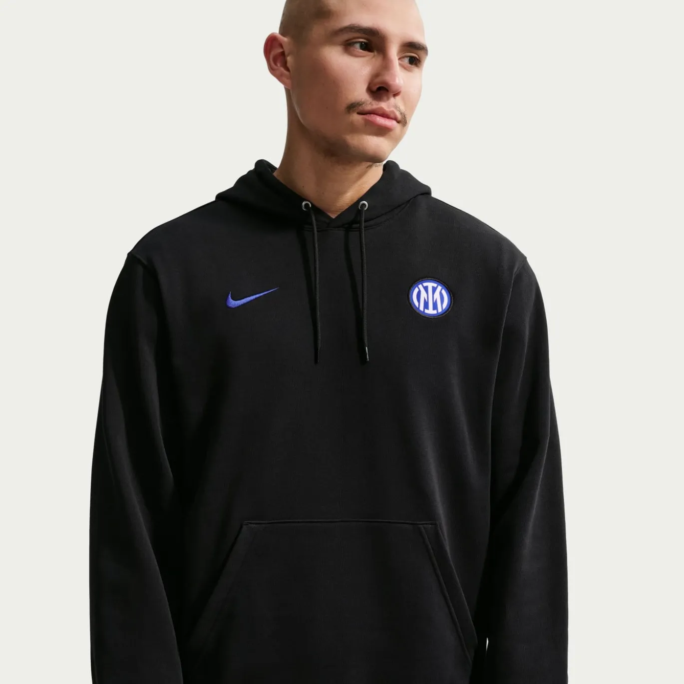 Nike Inter Milan Club Sportswear Trainingspak Hooded 2026-2027 Zwart Donkerblauw Wit