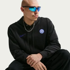 Nike Inter Milan Club Sportswear Trainingspak Hooded 2026-2027 Zwart Donkerblauw Wit