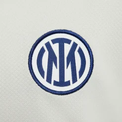 Nike Inter Milan Strike Trainingsshirt 2025-2026 Kids Lichtgrijs Donkerblauw Wit