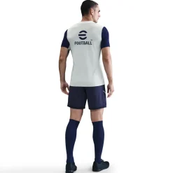 Nike Inter Milan Strike Trainingsshirt 2025-2026 Lichtgrijs Donkerblauw Wit