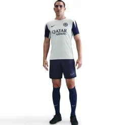 Nike Inter Milan Strike Trainingsshirt 2025-2026 Lichtgrijs Donkerblauw Wit