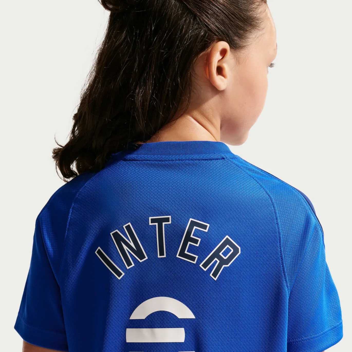 Nike Inter Milan Strike Trainingsshirt 2026-2027 Kids Blauw Donkerblauw Wit