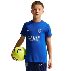 Nike Inter Milan Strike Trainingsshirt 2026-2027 Kids Blauw Donkerblauw Wit