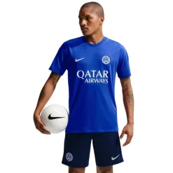 Nike Inter Milan Strike Trainingsshirt 2026-2027 Blauw Donkerblauw Wit