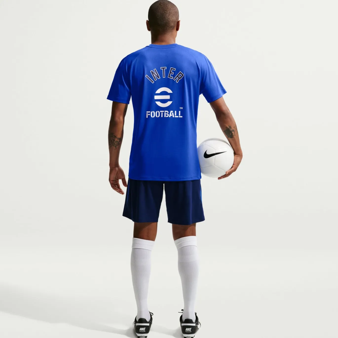 Nike Inter Milan Strike Trainingsshirt 2026-2027 Blauw Donkerblauw Wit