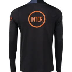 Nike Inter Milan Strike Trainingstrui 1/4-Zip 2025-2026 Zwart Donkerblauw Oranje