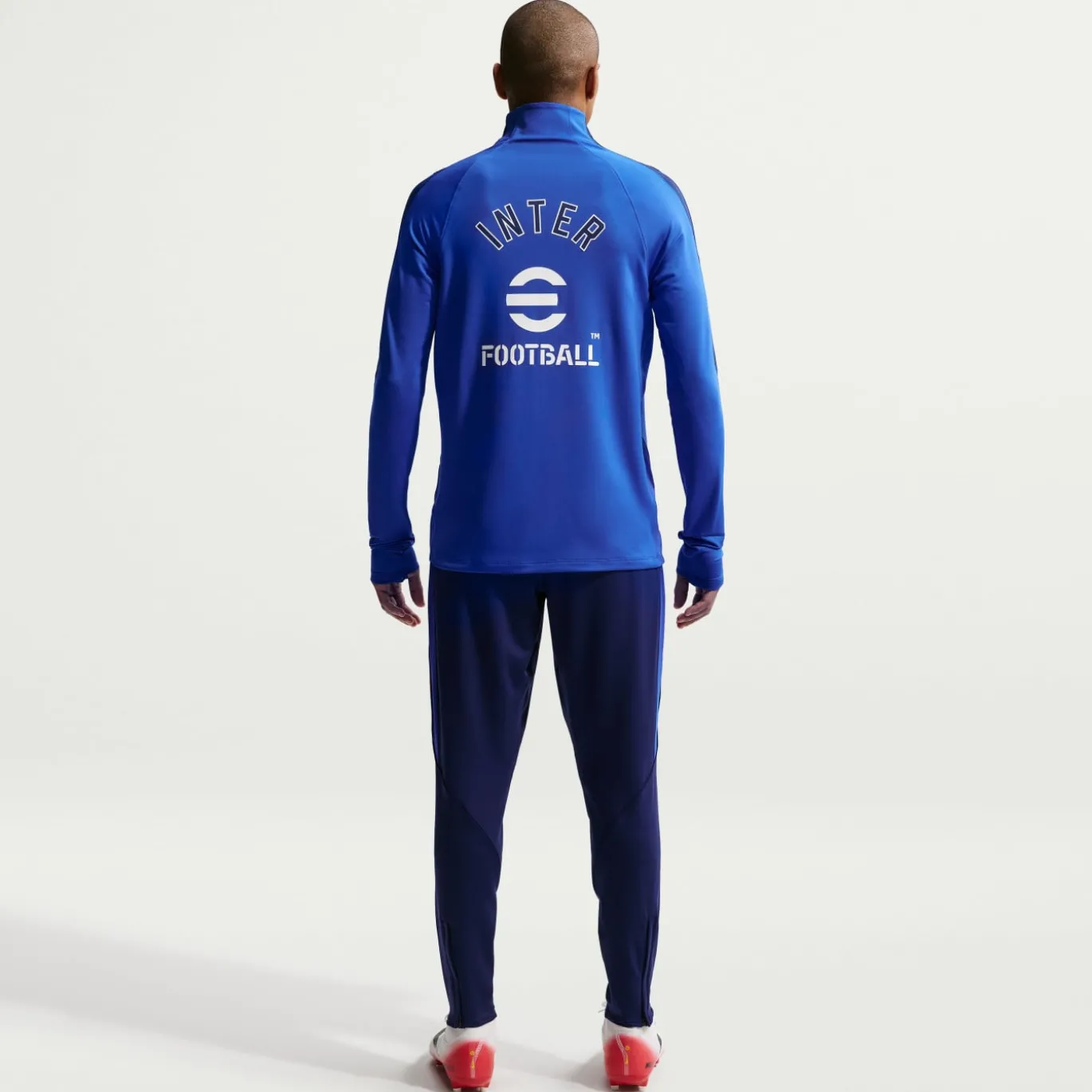 Nike Inter Milan Strike Trainingstrui 1/4-Zip 2026-2027 Blauw Donkerblauw Wit