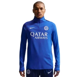 Nike Inter Milan Strike Trainingstrui 1/4-Zip 2026-2027 Blauw Donkerblauw Wit