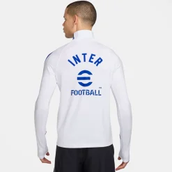 Nike Inter Milan Strike Trainingstrui 1/4-Zip 2026-2027 Wit Donkerblauw