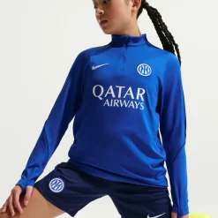 Nike Inter Milan Strike Trainingsbroekje 2026-2027 Kids Donkerblauw Wit