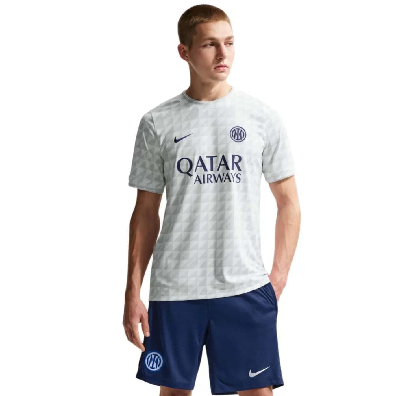 Nike Inter Milan Strike Trainingsbroekje 2026-2027 Donkerblauw Wit