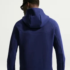 Nike Inter Milan Tech Fleece Vest 2026-2027 Donkerblauw Zwart Goudgeel