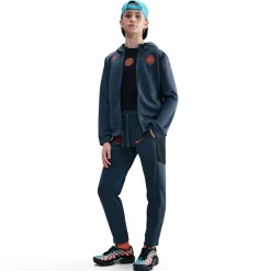 Nike Inter Milan Trainingspak Full-Zip Woven 2025-2026 Kids Donkerblauw Zwart Oranje