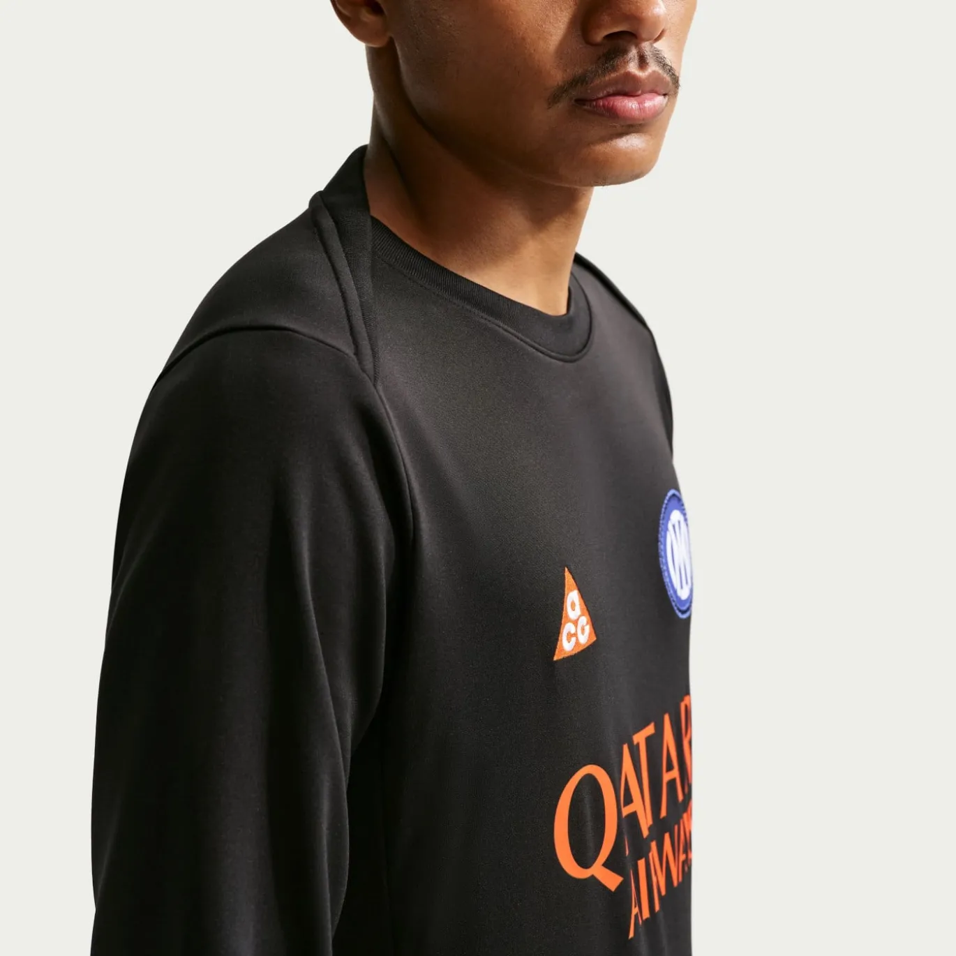 Nike Inter Milan x ACG Academy Pro Pre-Match Trainingstrui Zwart Oranje Wit