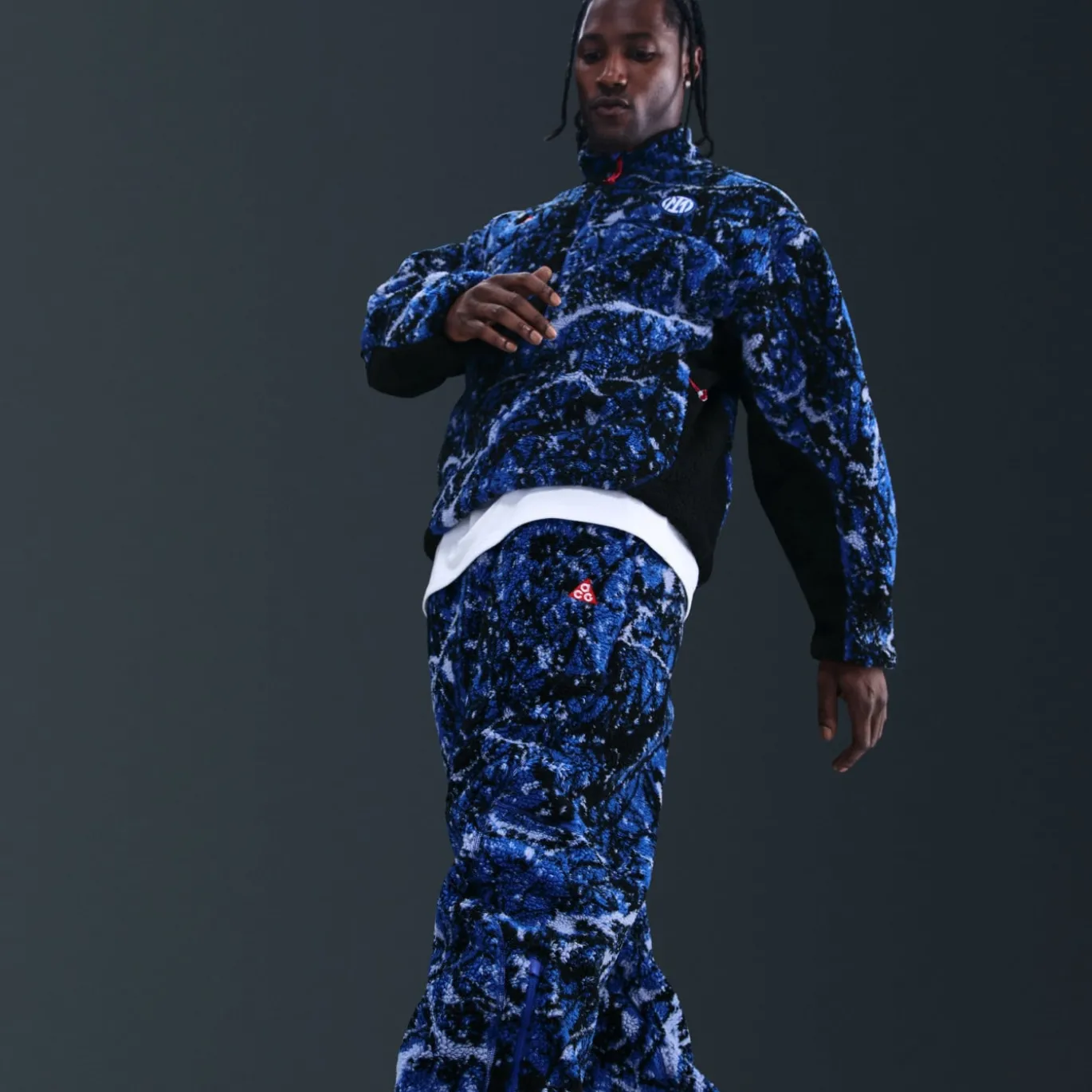 Nike Inter Milan x ACG Canwell Glacier Trainingsbroek 2025-2026 Donkerblauw Zwart Wit Oranje
