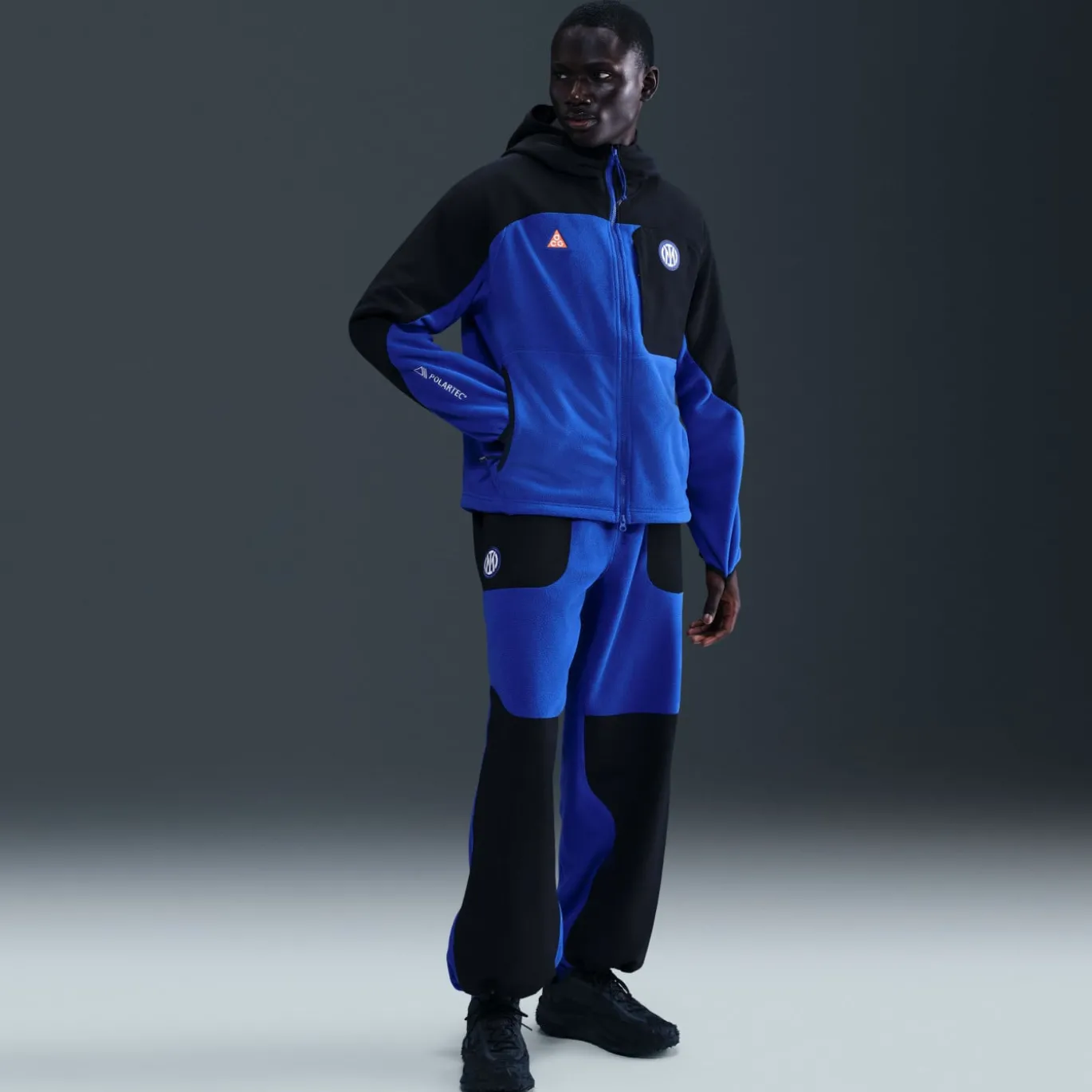 Nike Inter Milan x ACG Wolf Tree Hooded Trainingsjack 2025-2026 Donkerblauw Zwart Oranje
