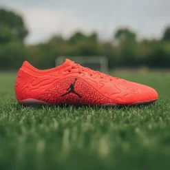 Nike Jordan Tiempo Maestro Elite SE Gras Voetbalschoenen (FG) Felrood Zwart