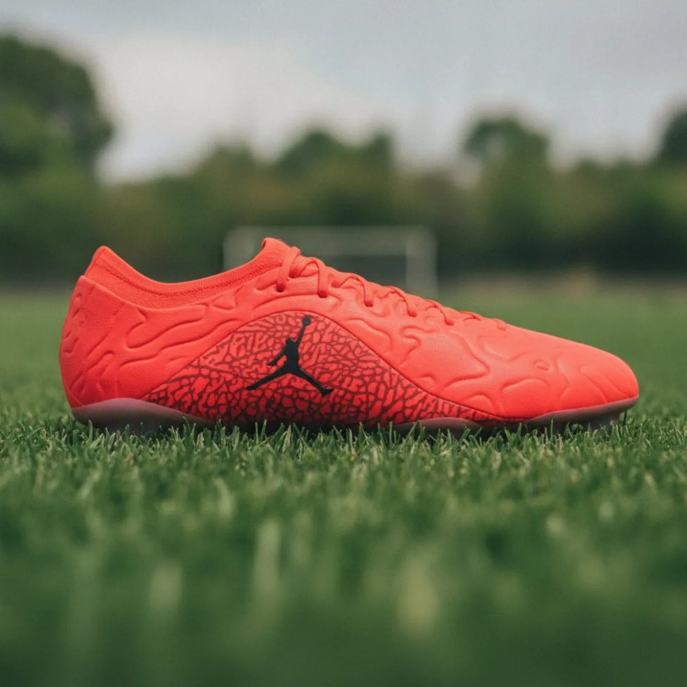 Nike Jordan Tiempo Maestro Elite SE Gras Voetbalschoenen (FG) Felrood Zwart