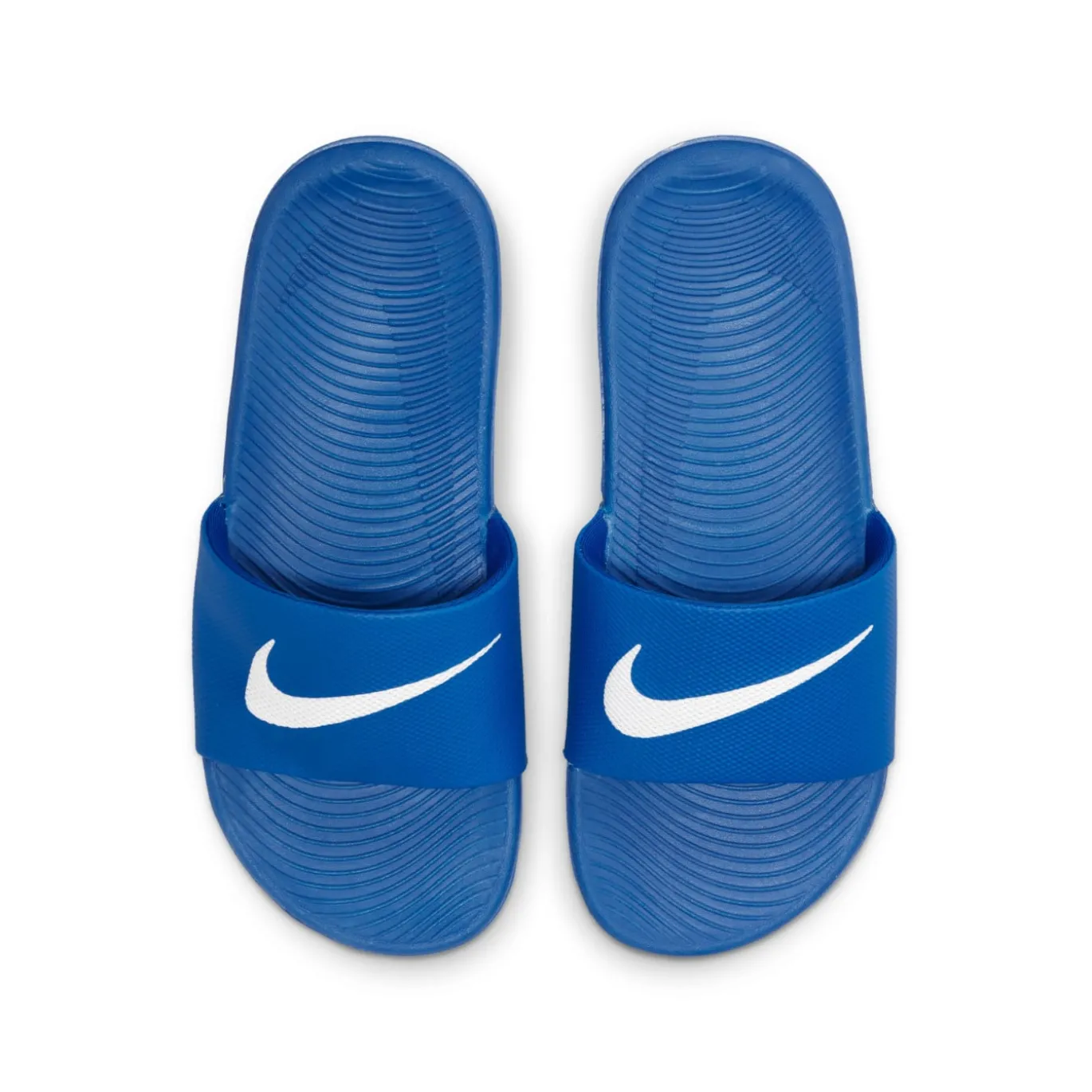 Nike Kawa Slippers Kids Blauw Wit